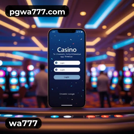 wa777 App live casino and cashier access on mobile